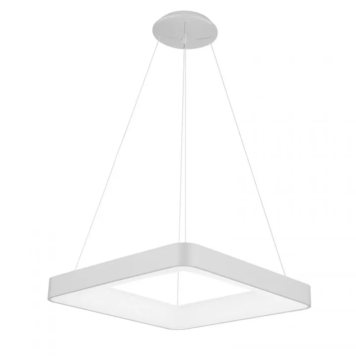 Giacinto, nowoczesna lampa wisząca, biała, LED, 3000K, ściemnialna, 5304-850SQP-WH-3