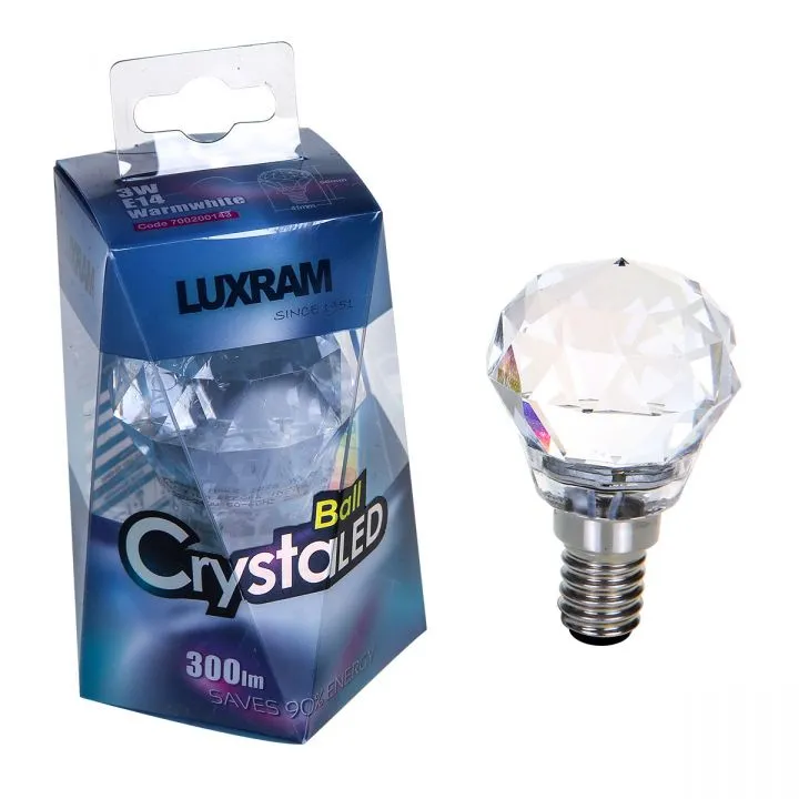 Źródło LED dekoracyjne, E14, 3W