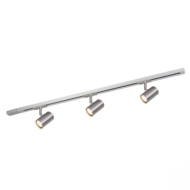 Marvi TR Jazz SN , lampa sufitowa szynowa, 3-punktowa, regulowana, nikiel satynowany, 911308-3-SN-SE