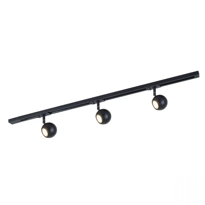 Lampa sufitowa Marvi TR Blake ,z trzema regulowanymi reflektorkami, czarna, 920321-3-BL-SET