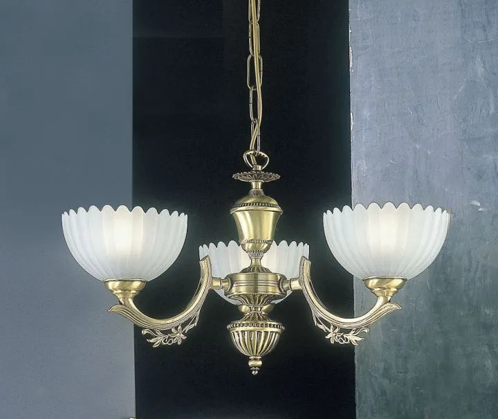 2825 Series, żyrandol rustykalny, L.2825/3, Reccagni Angelo