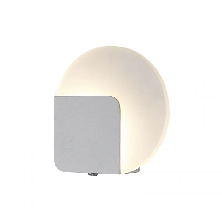 Lorelei, nowoczesny kinkiet, biały, LED, 3000K, MB1280C