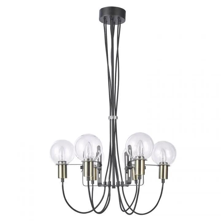 Gianni, nowoczesna lampa wisząca, w kolorze antycznego brązu, E14, MD16096-6B
