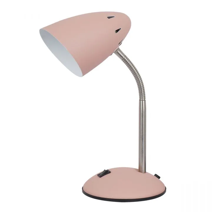 Cosmic, nowoczesna lampka biurkowa i gabinetowa, różowa, E27, MT-HN2013-PINK+S.NICK