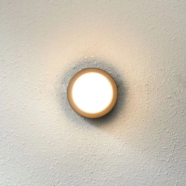 Rosta, kinkiet ogrodowy, czarny, z białym kloszem, nowoczesny, OWL-3062-S-3K, LED, 3000K