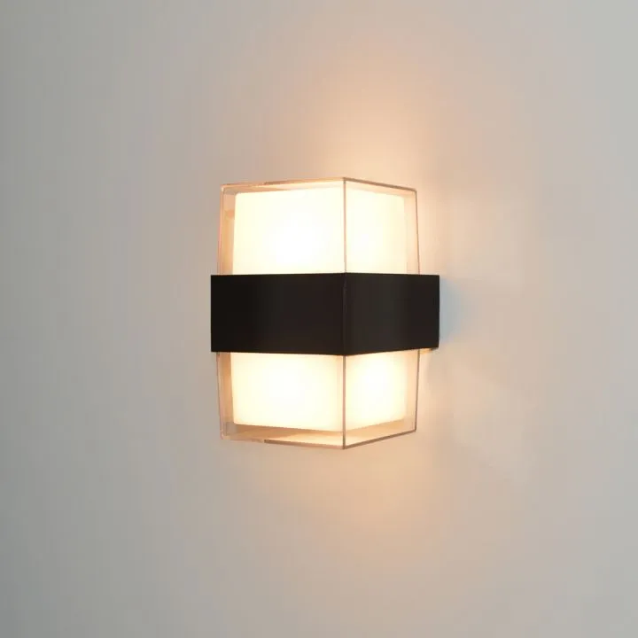 Marti, kinkiet ogrodowy, prostopadłościenny, w czarnej oprawce, OWL-4682-3K, LED, 3000K