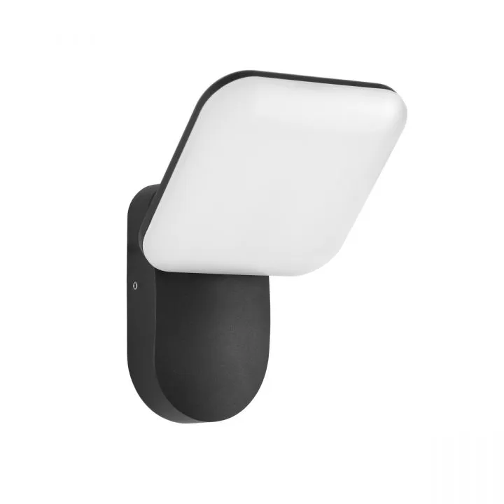 Nammi, czarny, nowoczesny kinkiet ogrodowy, OWL-6206-3K, LED, 3000K