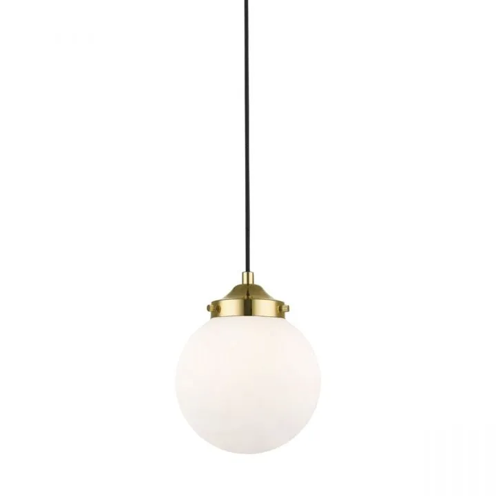 Riano, nowoczesna lampa wisząca, mleczna, E27, P0454-01D-F7AA