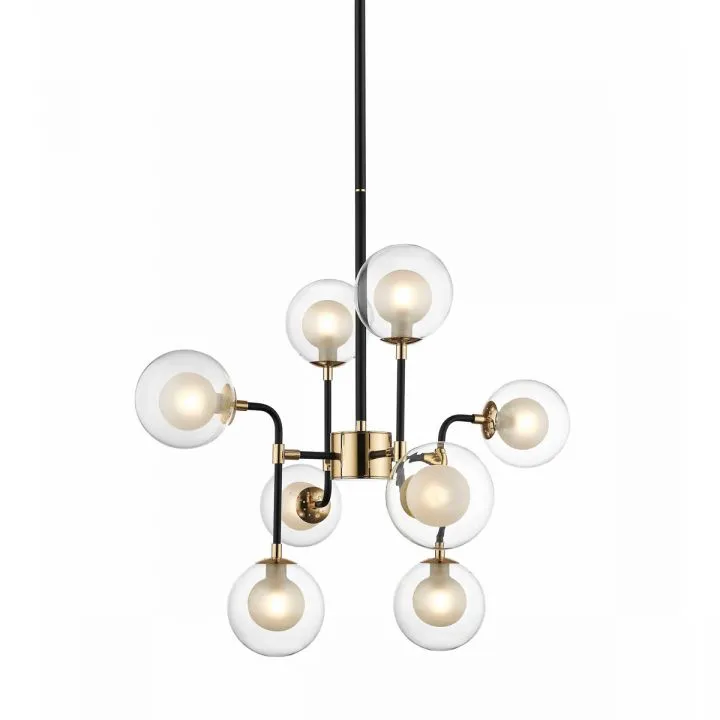 Riano, nowoczesna lampa wisząca, przezroczysta, G9, P0454-08C-SDGF