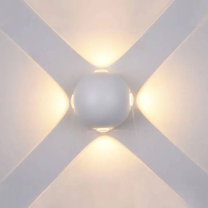 Carsoli, nowoczesny kinkiet zewnętrzny, biały, LED, 3000K, PL-307W