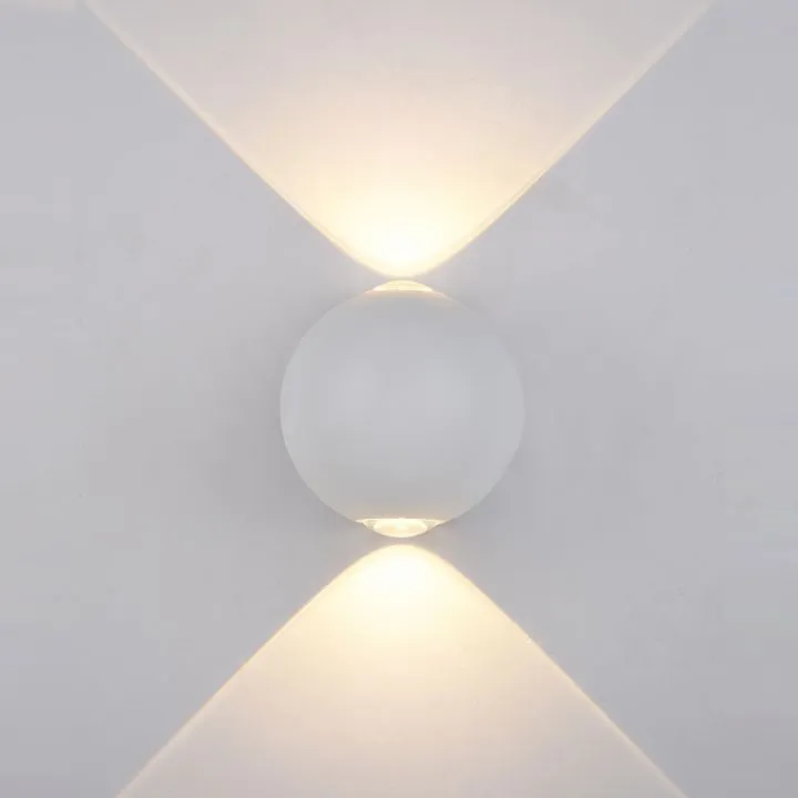 Carsoli, nowoczesny kinkiet zewnętrzny, biały, LED, 3000K, PL-308W