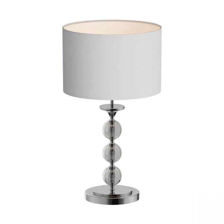 Rea, klasyczna lampka biurkowa i gabinetowa, biała, E27, RLT93163-1W
