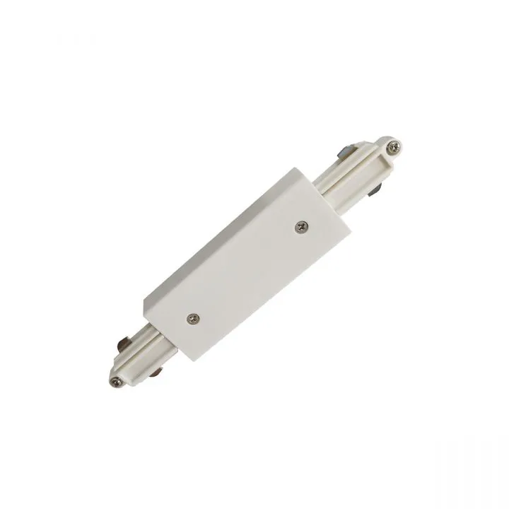 Marvi Track Connector, akcesoria do łączenia szynoprzewodów w kolorze białym, TRL-H1C-CONN-LONG-WH
