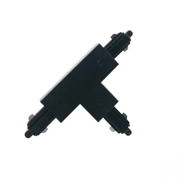 Marvi Track Connector, czarne akcesoria łączeniowe dla trzech szynoprzewodów, TRL-H1C-CONN-T-LF-BL