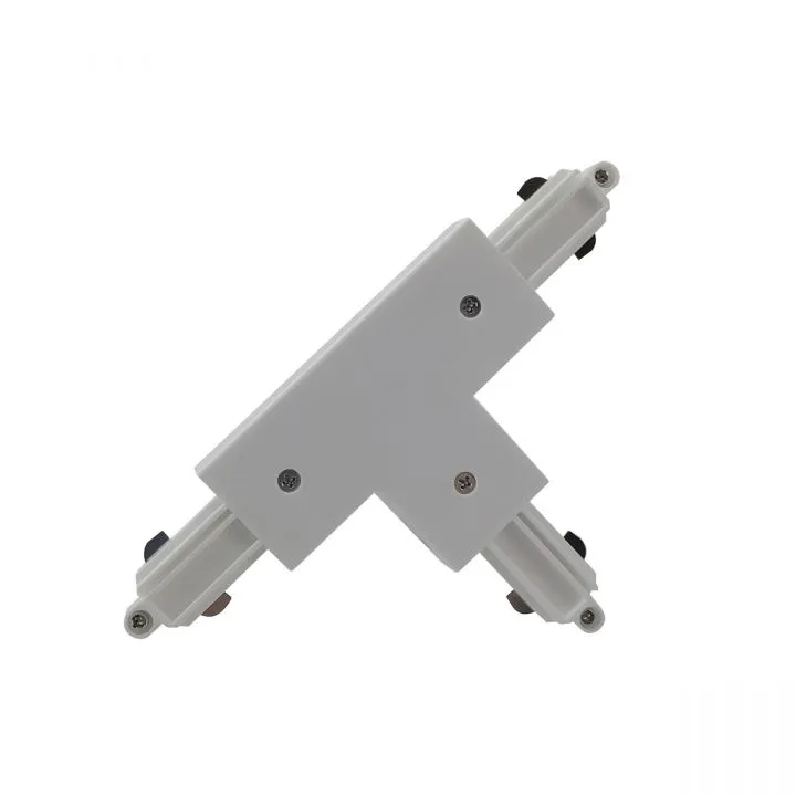 Marvi Track Connector, białe akcesoria łączeniowe dla trzech szynoprzewodów, TRL-H1C-CONN-T-LF-WH