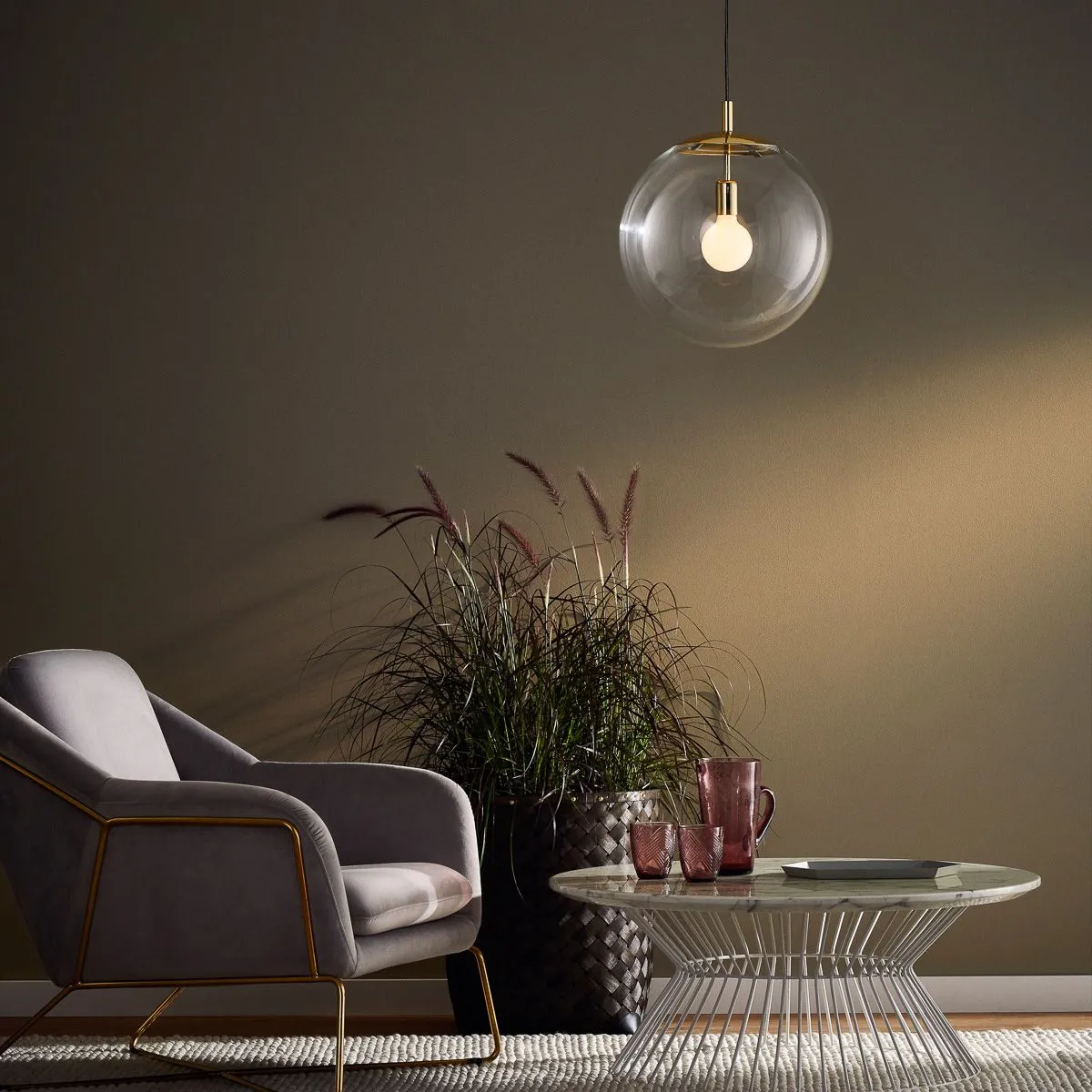 Alur, nowoczesna lampa wisząca, E27, 10737109