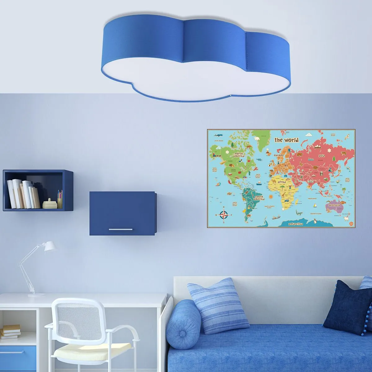 Cloud, nowoczesna lampa natynkowa, E27, 1534