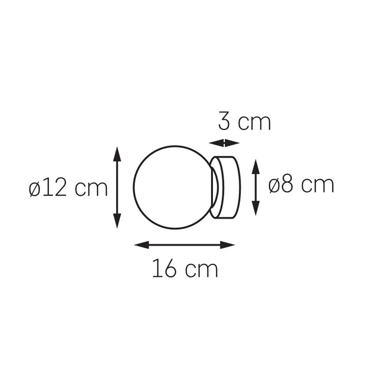 Astra, nowoczesny kinkiet, E14, 20774103