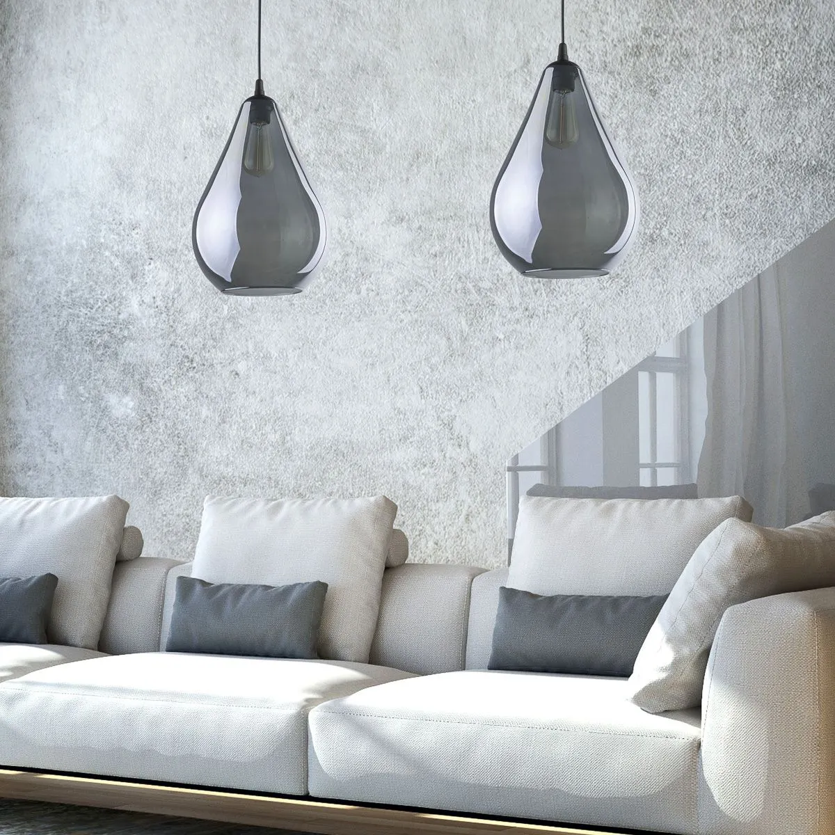 Fuente, nowoczesna lampa wisząca, E27, 2326