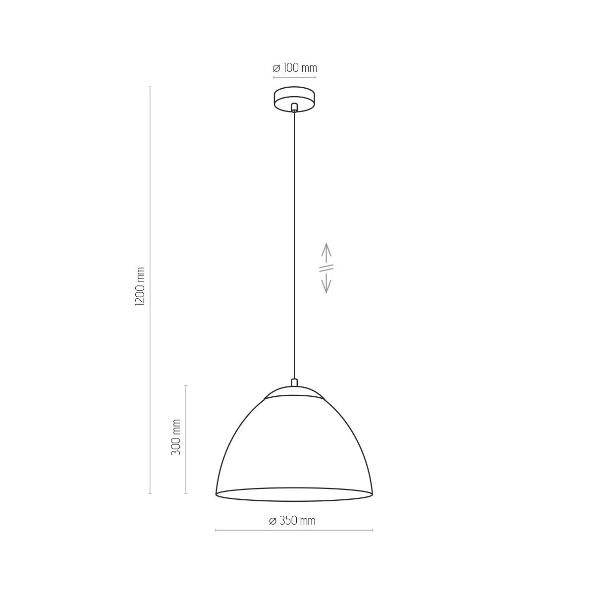Faro, nowoczesna lampa wisząca, E27, 3192