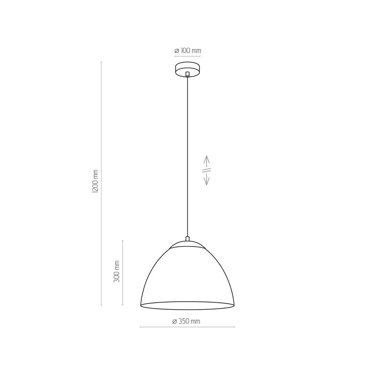 Faro, nowoczesna lampa wisząca, E27, 3194