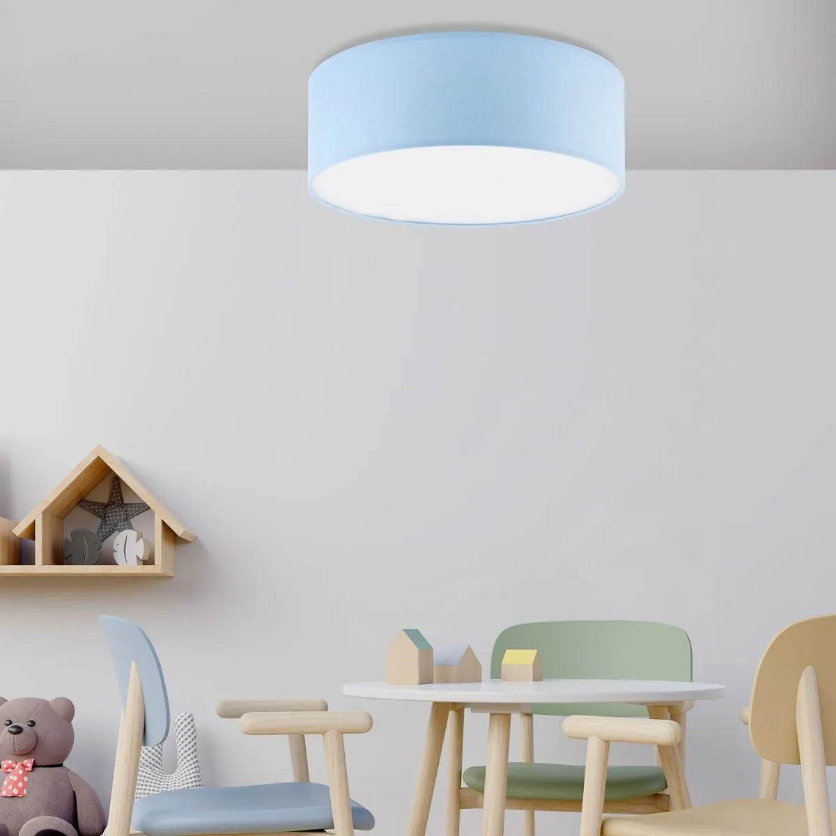 Rondo Kids, minimalistyczny plafon, E27, 3229