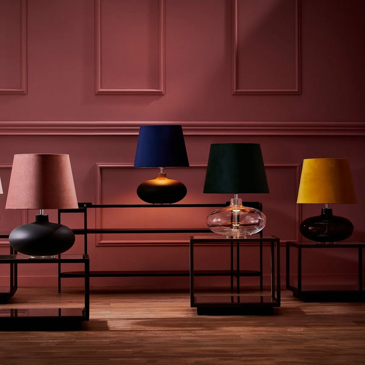 Sawa Velvet, nowoczesna lampka gabinetowa, E27, 41013105