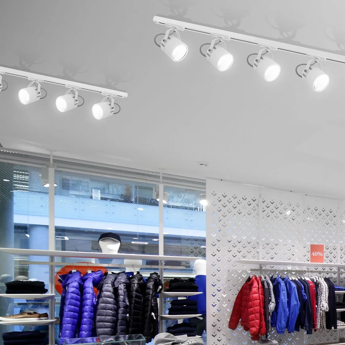 Tracer, nowoczesny reflektorek, LED, 4144