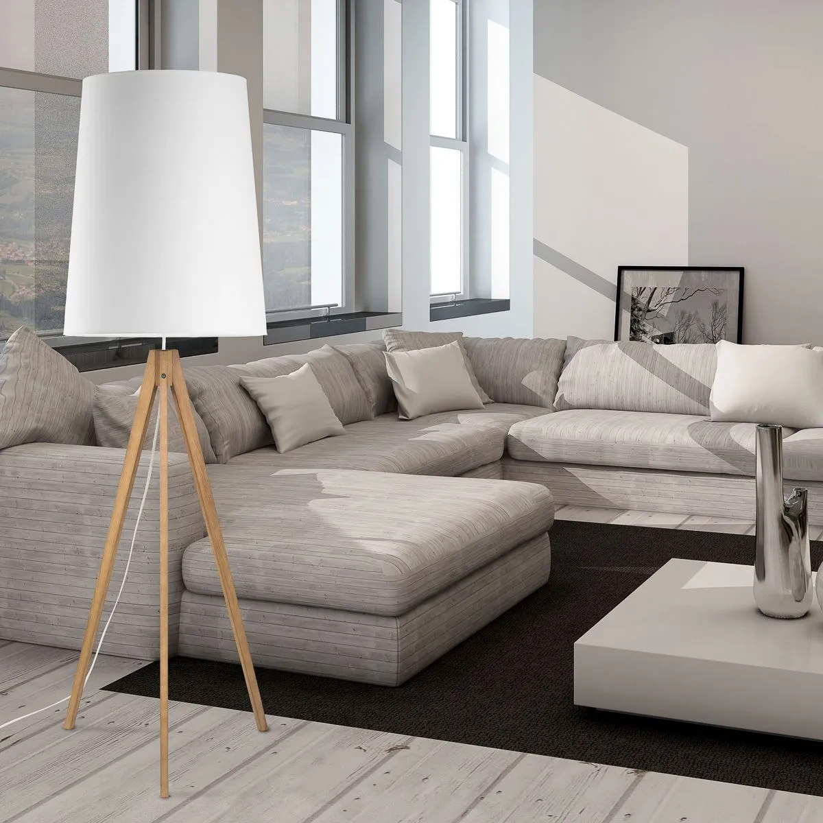 Walz, minimlistyczna lampa podłogowa, E27, 5047