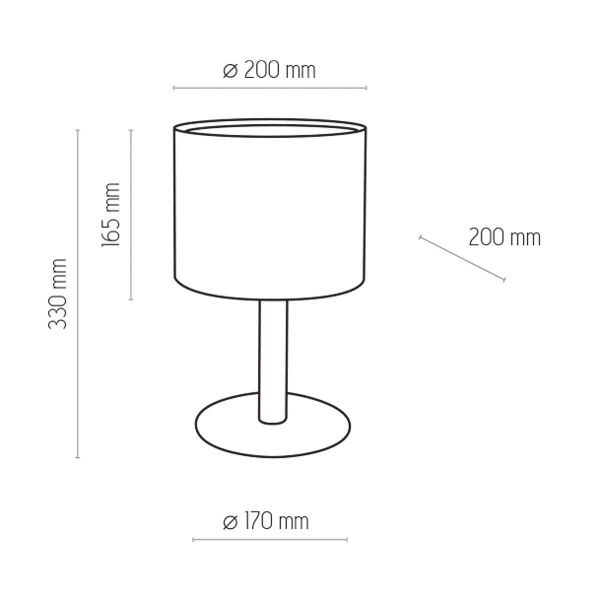 Deva, minimalistyczna lampka gabinetowa, E27, 5217