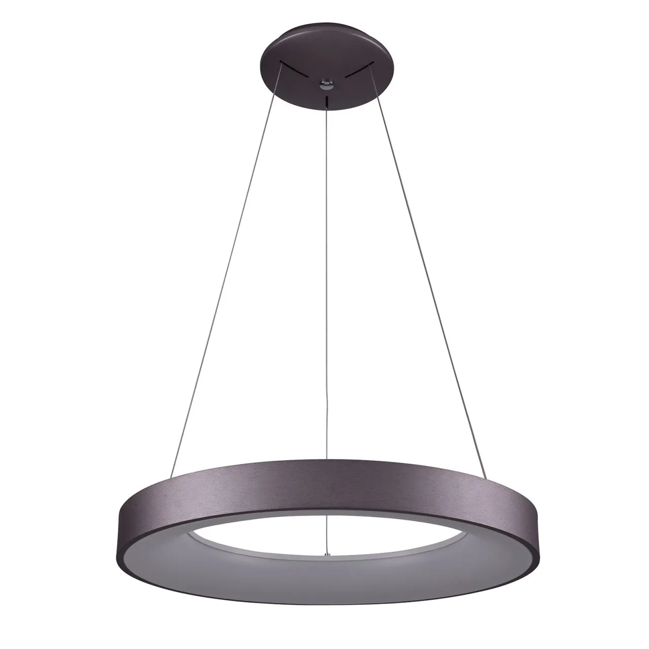 Giulia, nowoczesna lampa wisząca, kawowa, LED, 3000K, 5304-850RP-CO-3