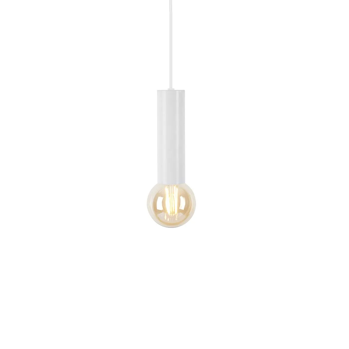 Marvi TR Dolores, pojedyncza lampa wisząca do szynoprzewodów, biała, 722103-1-WH, E27