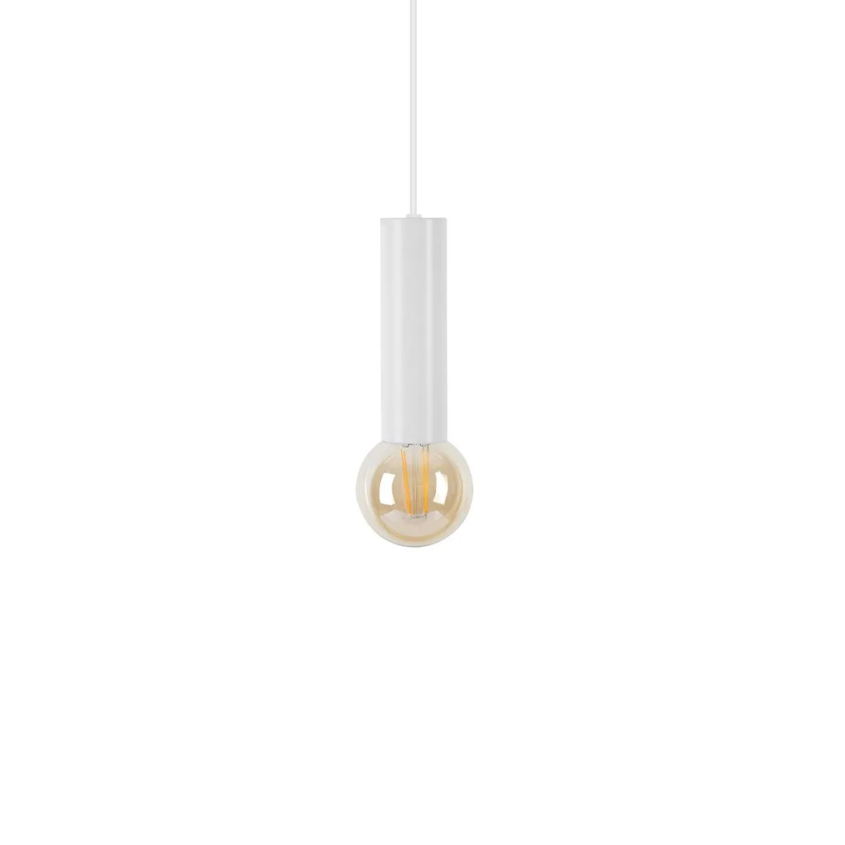 Marvi TR Dolores, pojedyncza lampa wisząca do szynoprzewodów, biała, 722103-1-WH, E27