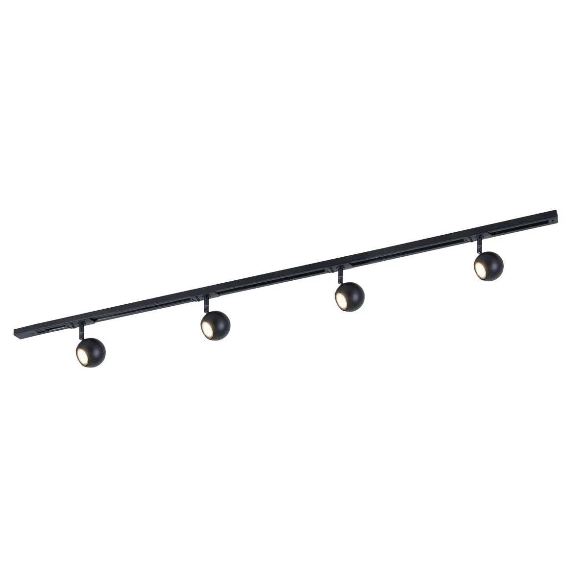 Lampa sufitowa Marvi TR Blake ,z czterema regulowanymi reflektorkami, czarna, 920421-4-BL-SET