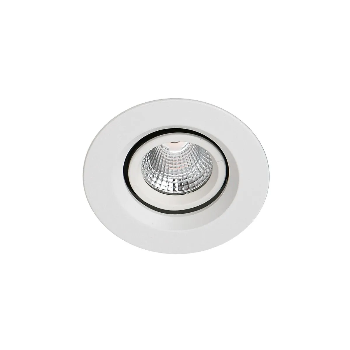 Torres Adjust, nowoczesna wpuszczana lampa sufitowa, biała, LED, 3000K, DA-401C/WK-WW/50