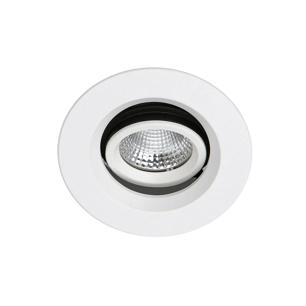 Torres Adjust, nowoczesna wpuszczana lampa sufitowa, biała, LED, 3000K, DA-401C/WK-WW/50