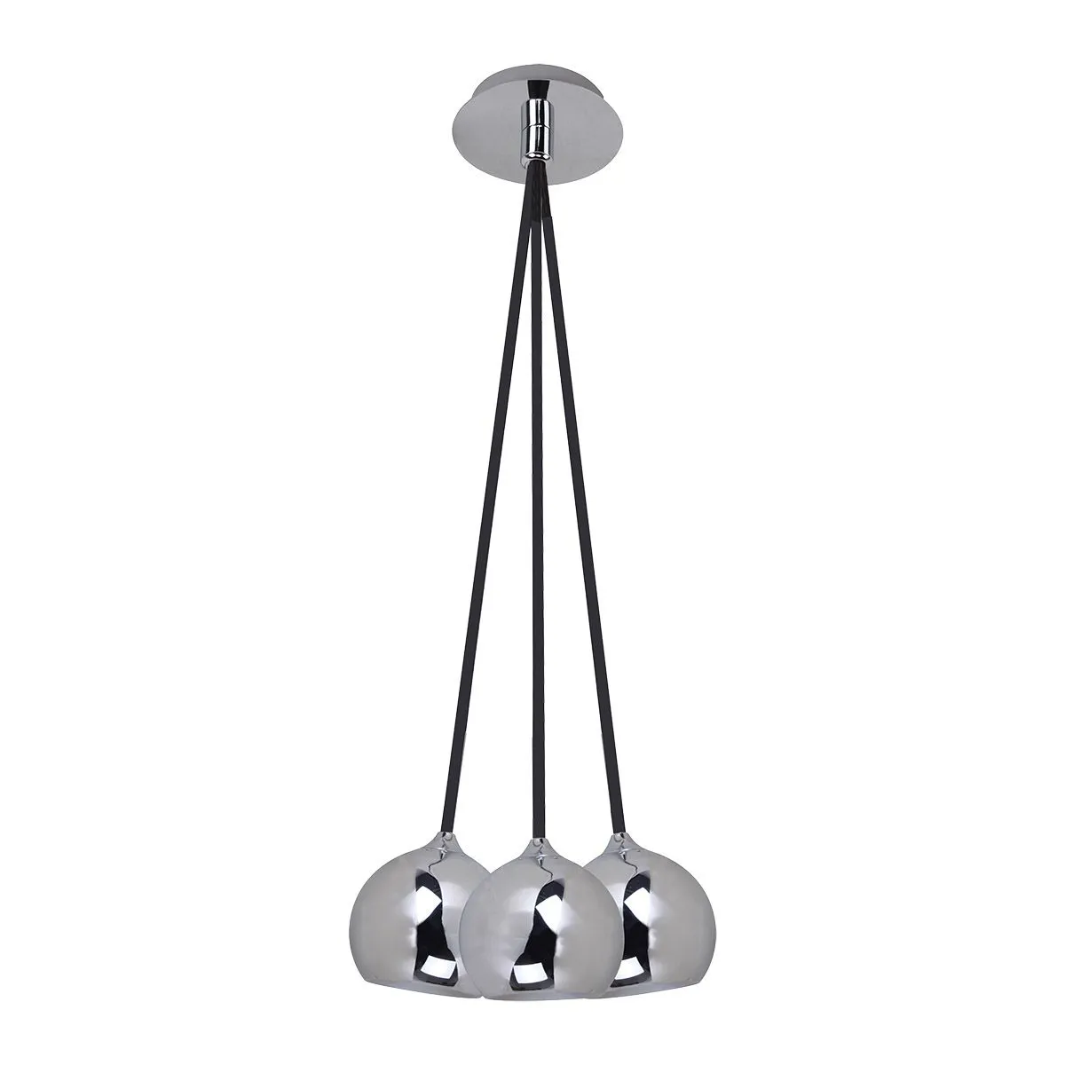 James CH, nowoczesna lampa wisząca, chromowana, GU10, FH5953-BCB-120