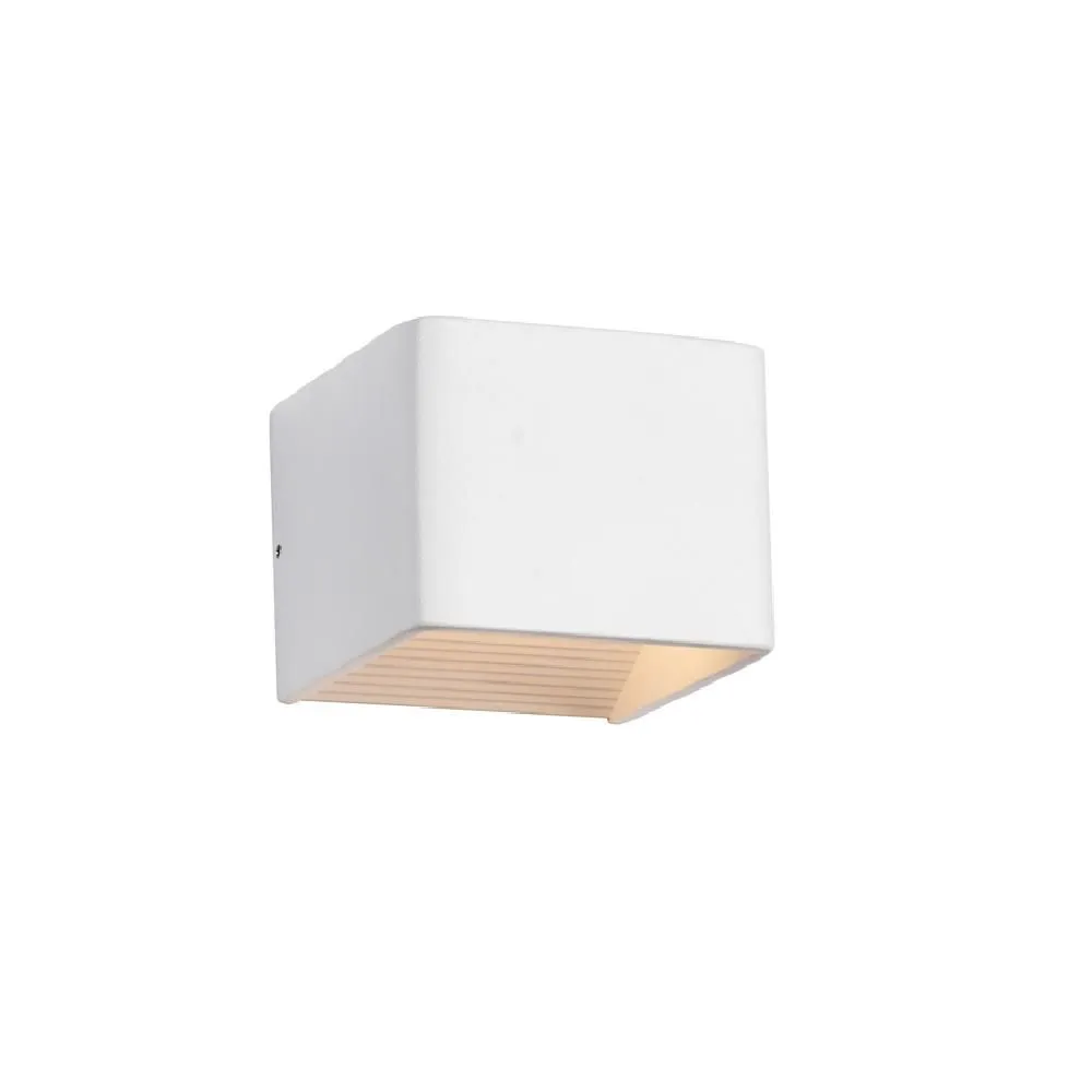 Owen, nowoczesny kinkiet łazienkowy, biały, LED, 3000K, MB13006051-6C