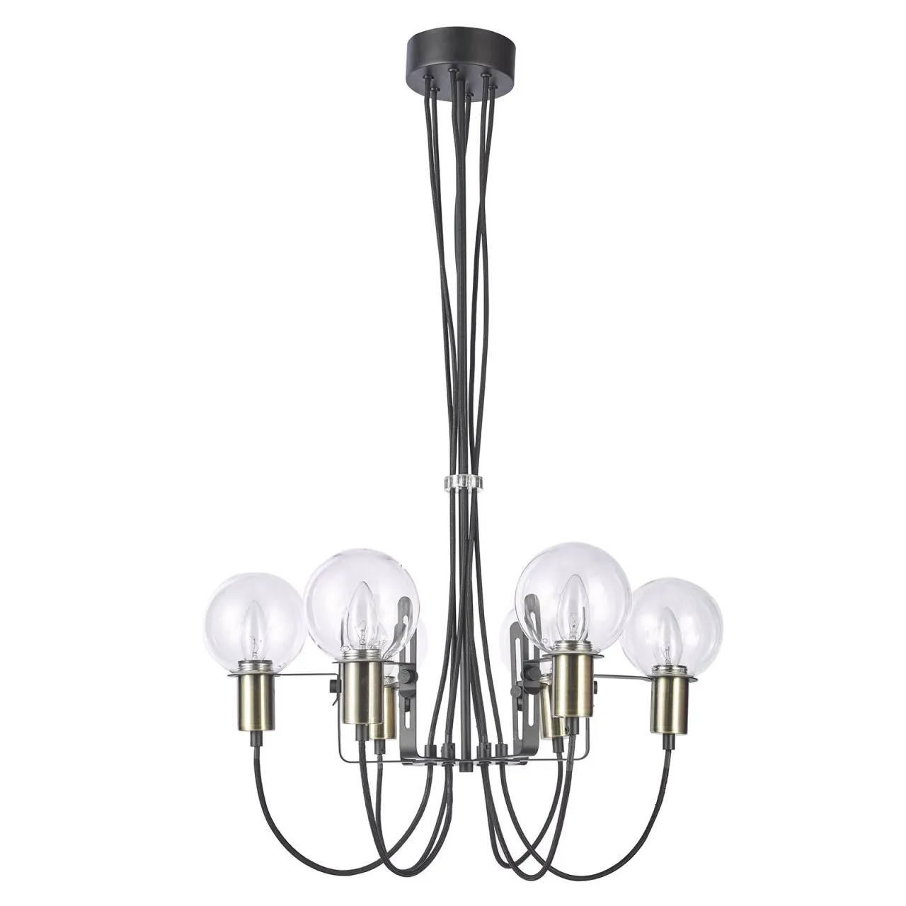 Gianni, nowoczesna lampa wisząca, w kolorze antycznego brązu, E14, MD16096-6B