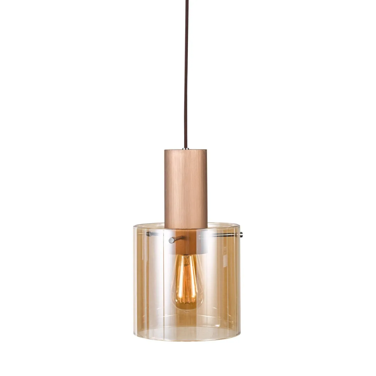 Javier, nowoczesna lampa wisząca, w kolorze antycznego brązu, E27, MD17076-1A