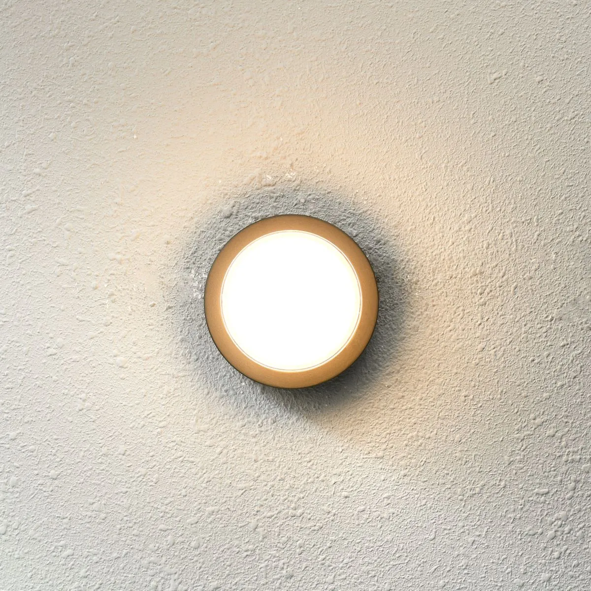 Rosta, nowoczesny kinkiet ogrodowy, czarny, z białym kloszem, OWL-3062-3K, LED, 3000K