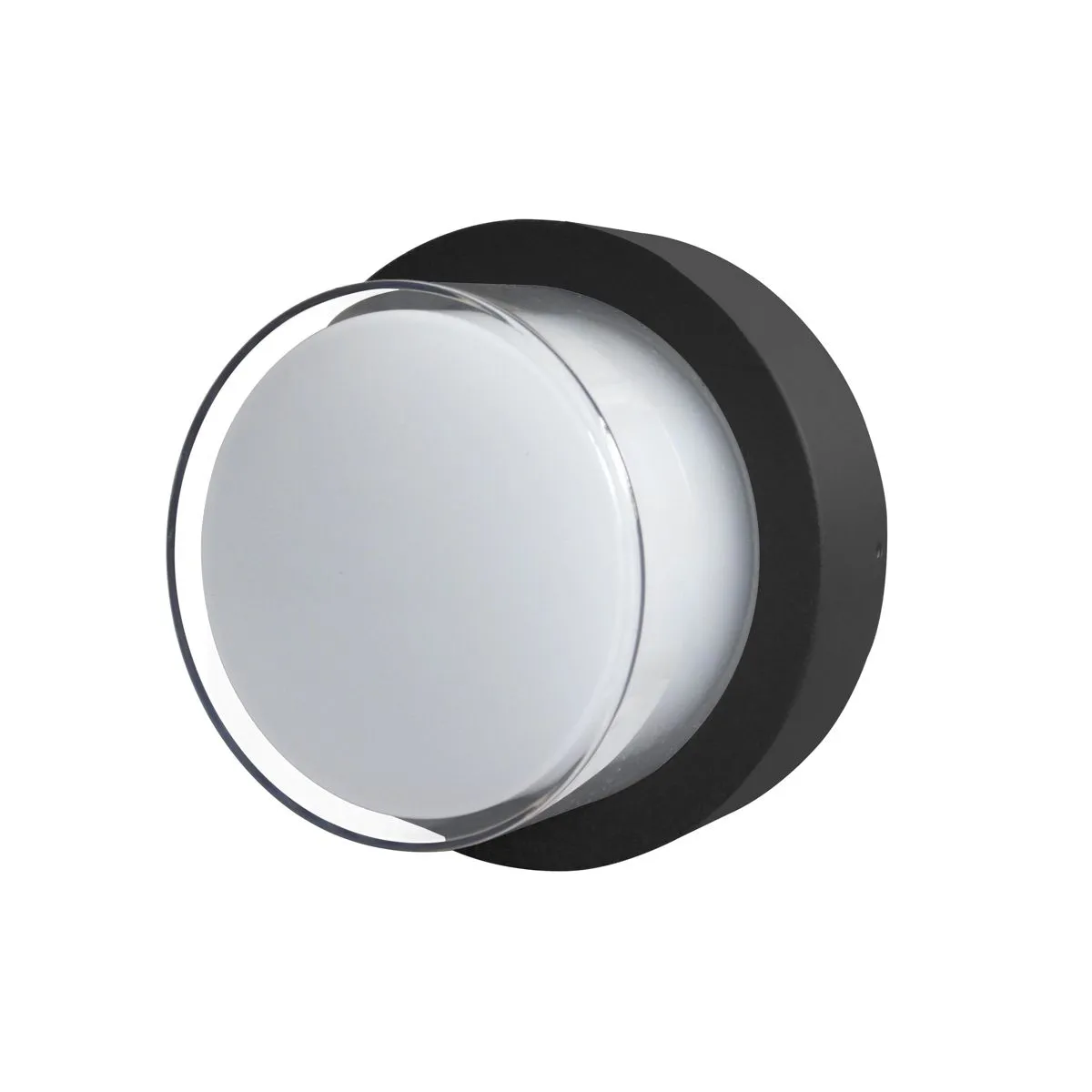 Rosta, kinkiet zewnętrzny, czarny, z białym kloszem, nowoczesny, OWL-3062-S-4K, LED, 4000K