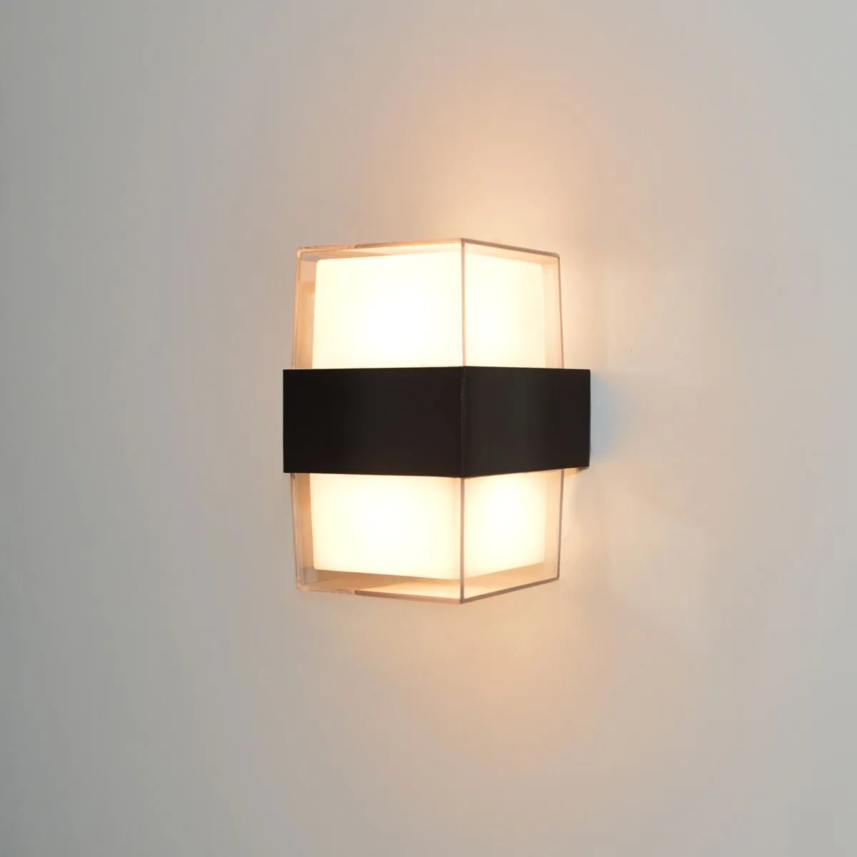 Marti, kinkiet ogrodowy, prostopadłościenny, w czarnej oprawce, OWL-4682-3K, LED, 3000K