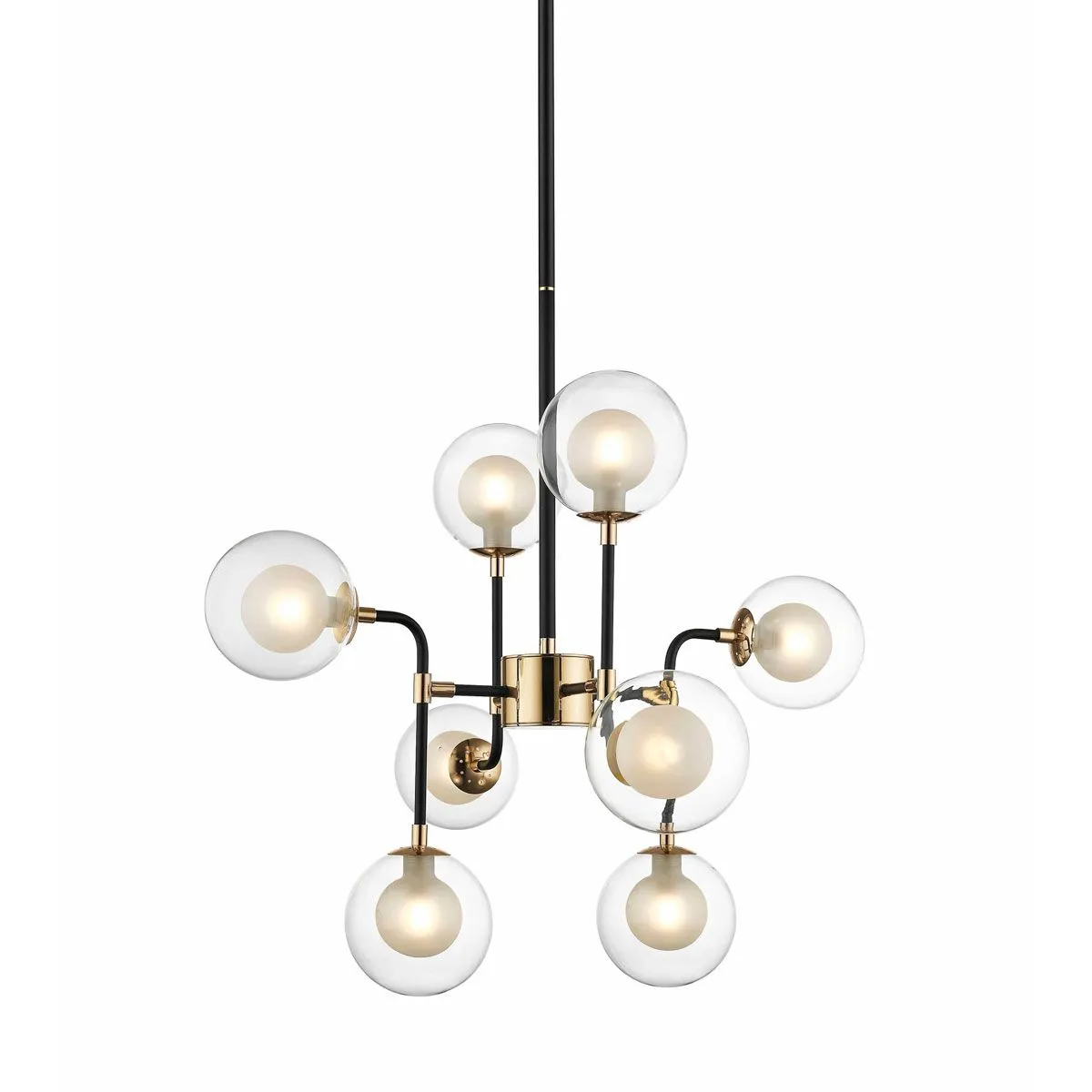 Riano, nowoczesna lampa wisząca, przezroczysta, G9, P0454-08C-SDGF