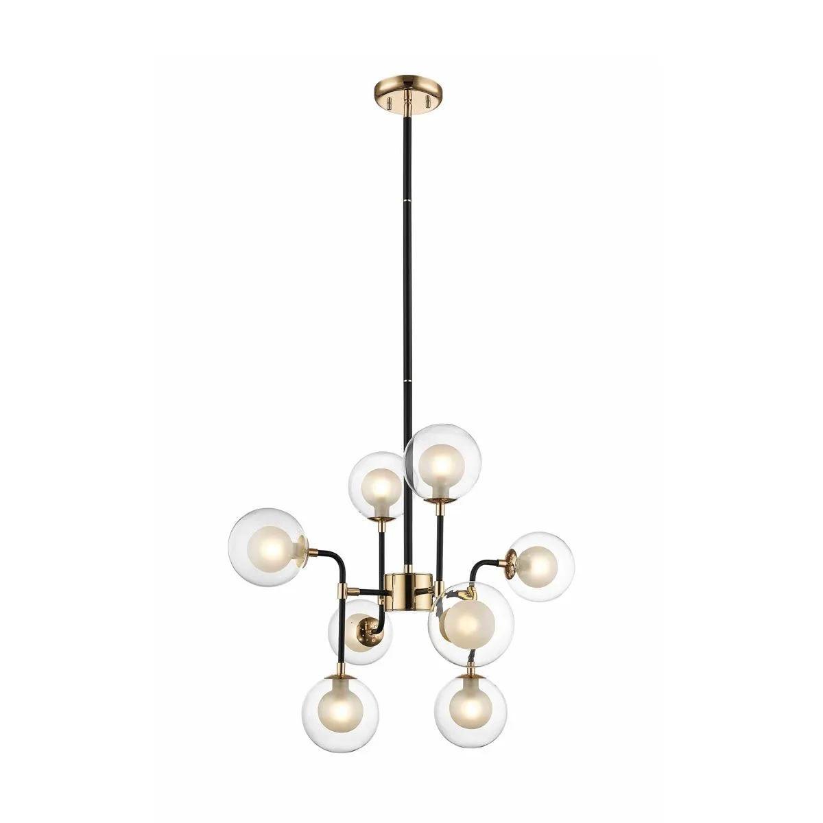 Riano, nowoczesna lampa wisząca, przezroczysta, G9, P0454-08C-SDGF