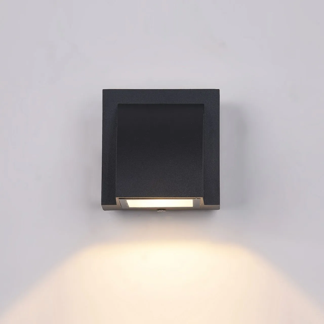 Edgar, nowoczesny kinkiet zewnętrzny, czarny, LED, 3000K, PL-436B