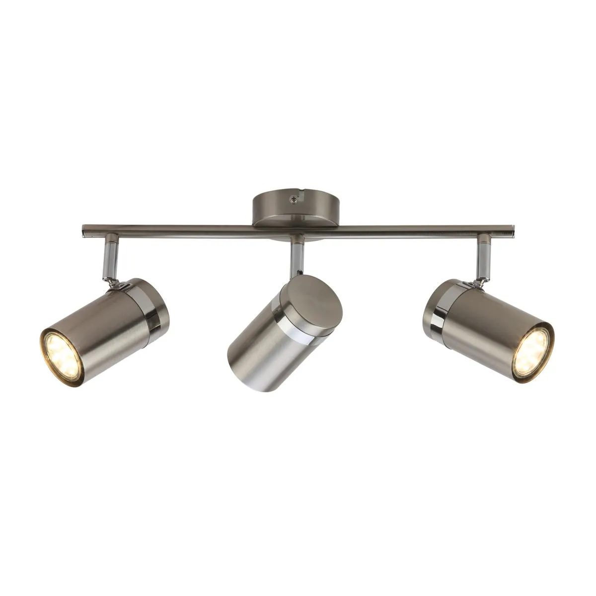 Palmoni, lampa sufitowa, niklowana, z trzema regulowanymi reflektorkami, SPL-2024-3, GU10