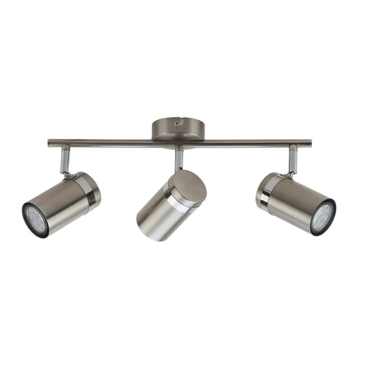 Palmoni, lampa sufitowa, niklowana, z trzema regulowanymi reflektorkami, SPL-2024-3, GU10