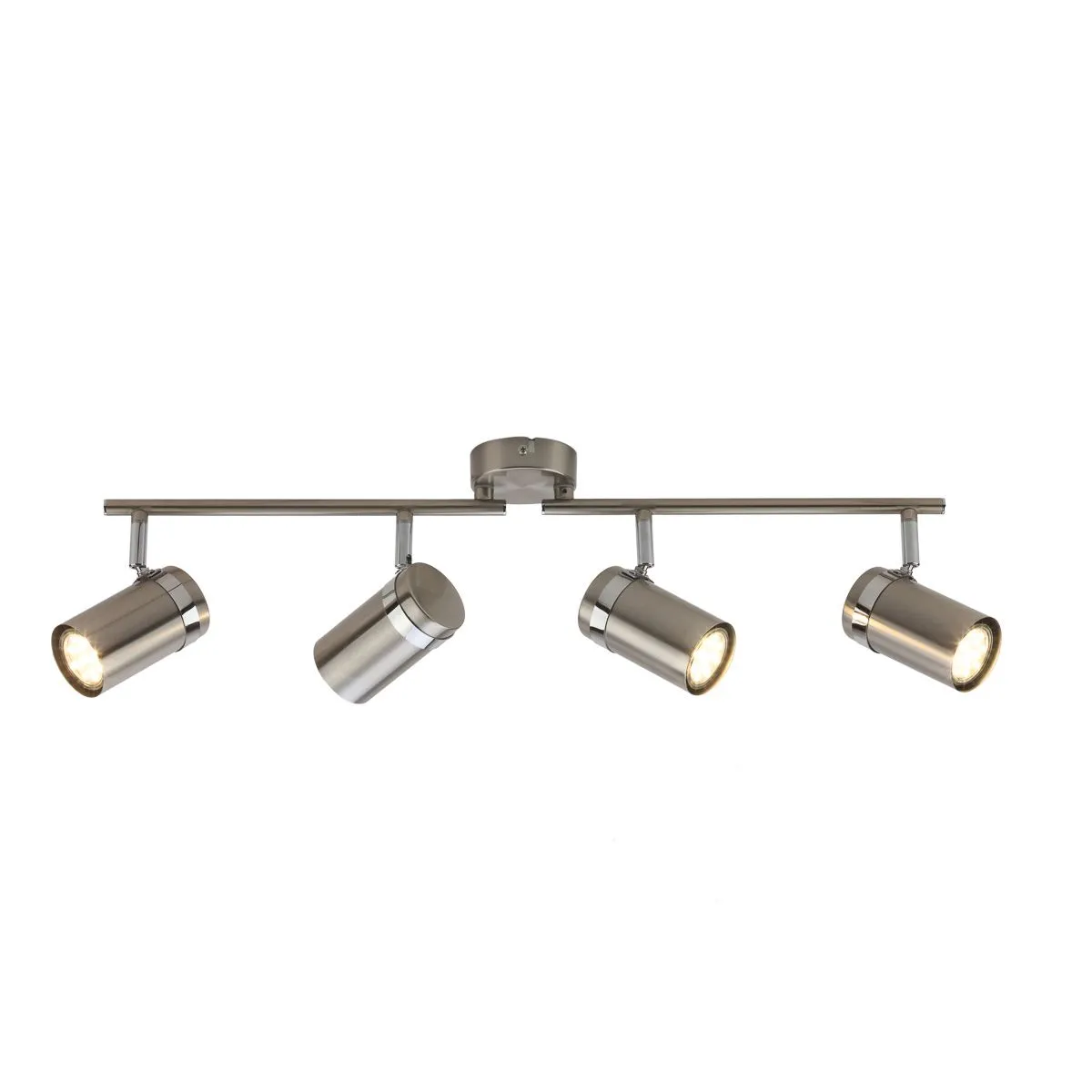 Palmoni, lampa sufitowa, niklowana, z czterema regulowanymi reflektorkami, SPL-2024-4, GU10
