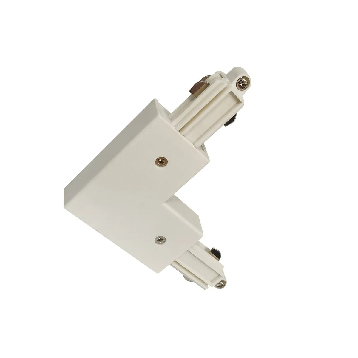 Marvi Track Connector, białe akcesoria kątowe do łączenia szynoprzewodów, TRL-H1C-CONN-L-LF-WH